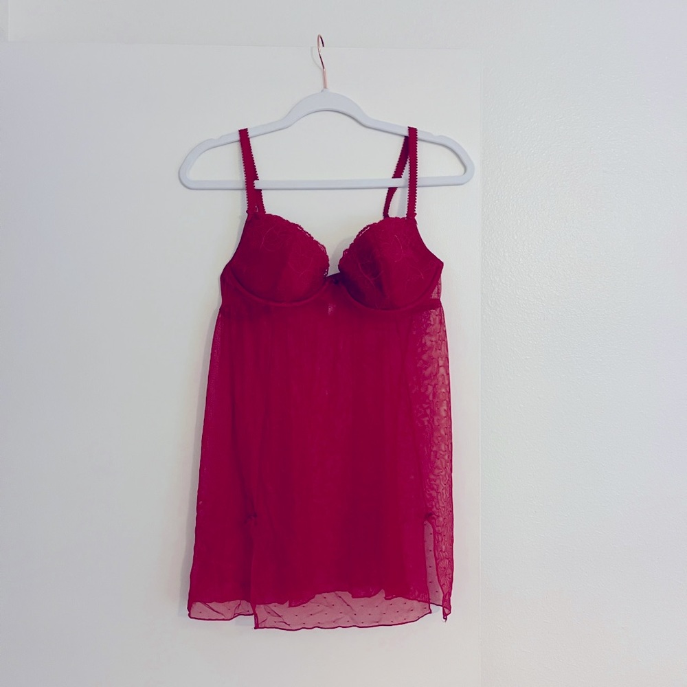Gilligan & O’Malley Red Lace Teddy